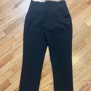 Zara black high rise cigarette pant